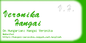 veronika hangai business card